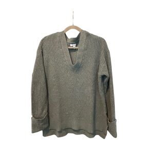 SOLD Nine West Olive V-Neck Sweater